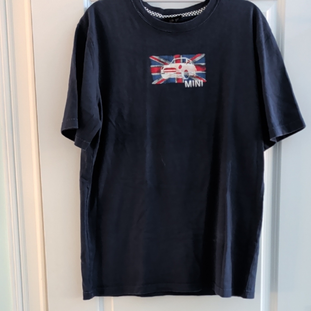 Official Mini Cooper Merchandise Men's,/ Women's Navy Blue short sleeve tee